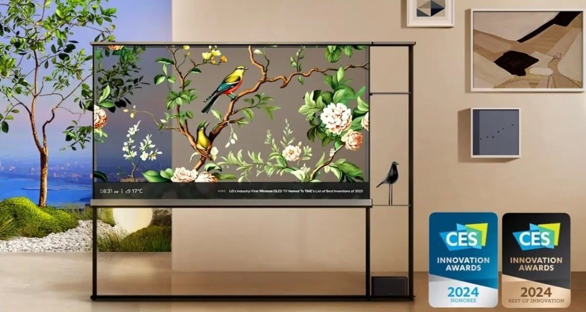 CES 2024: LG’nin transparan OLED TV’si kapattığınız zaman yok oluyor!