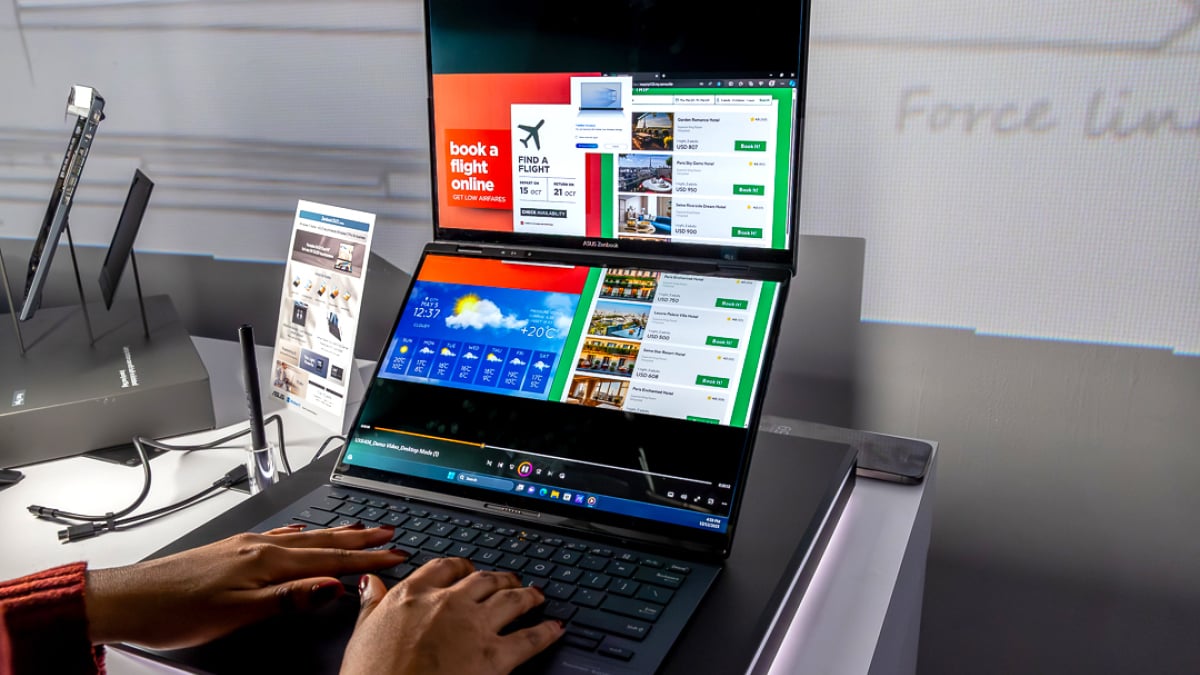 CES 2024: Asus Zenbook Duo is a gnarly dual-display monstrosity