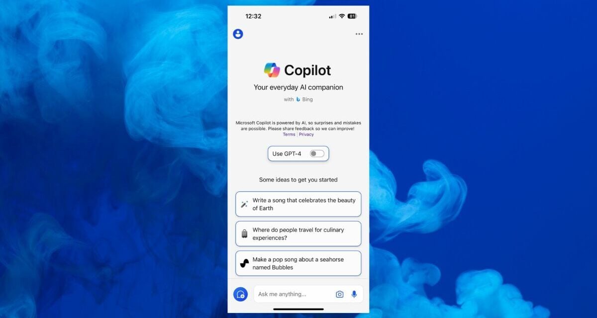 In case you missed it, ChatGPT rival ‘Copilot’ is now on iOS and Android