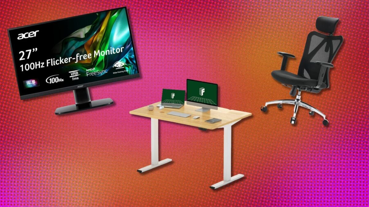 Best home office deals: Save up to 50% on a new desk, monitor, and chair