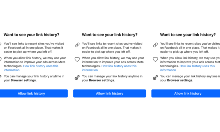 How to enable Link History on Facebook