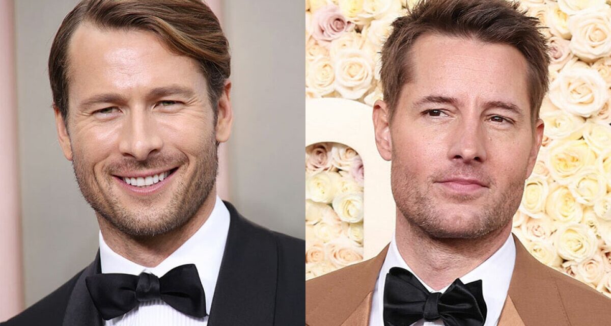 Glen Powell gets mistaken for Justin Hartley at the Golden Globes, has the perfect response