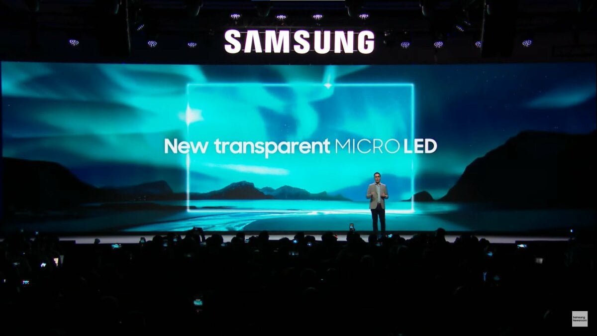 CES 2024: Samsung unveils a transparent TV display, plus the first wireless 8K projector