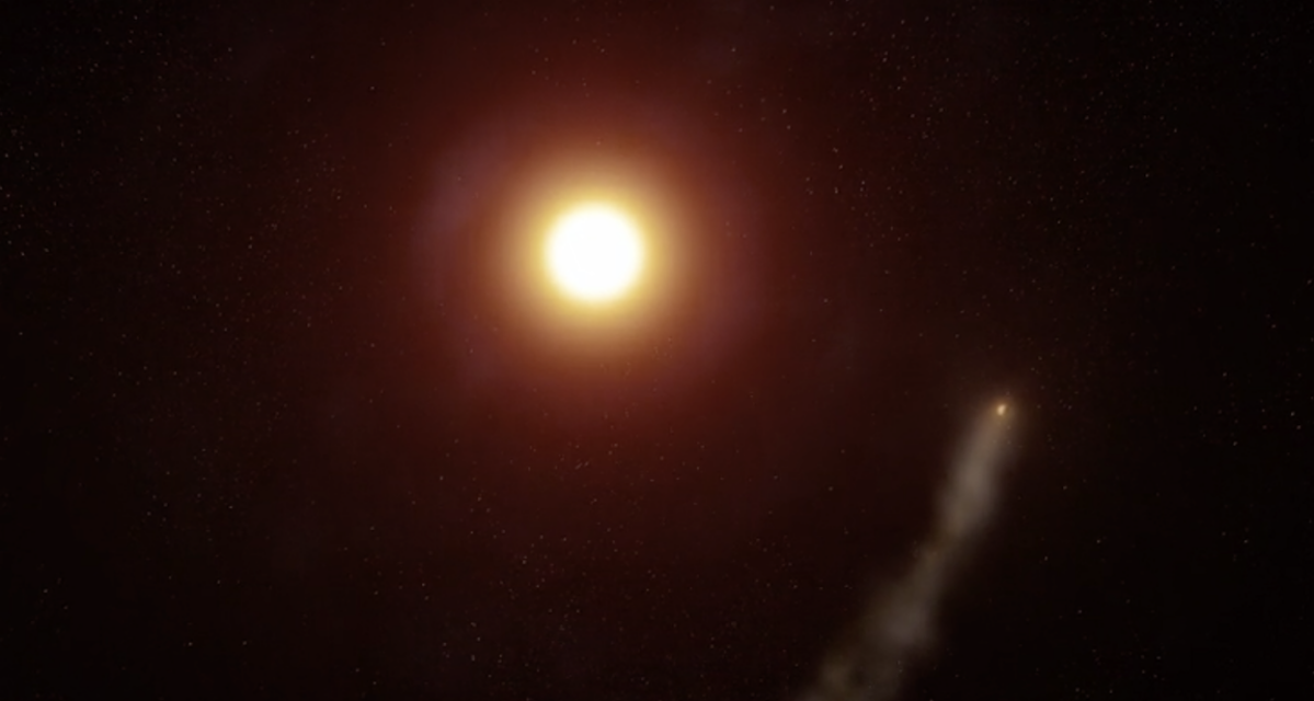 Scientists find planet with a tail 150 times longer than the Mississippi