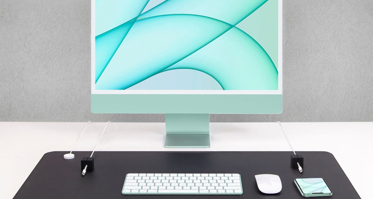 This desk mat and cable block manager bundle is $55