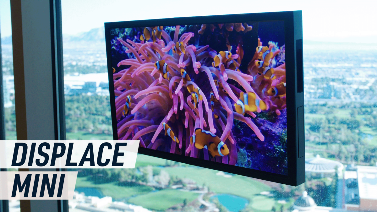 CES 2024: The Displace Mini is a 27-inch, wireless TV that can stick to just about anything.