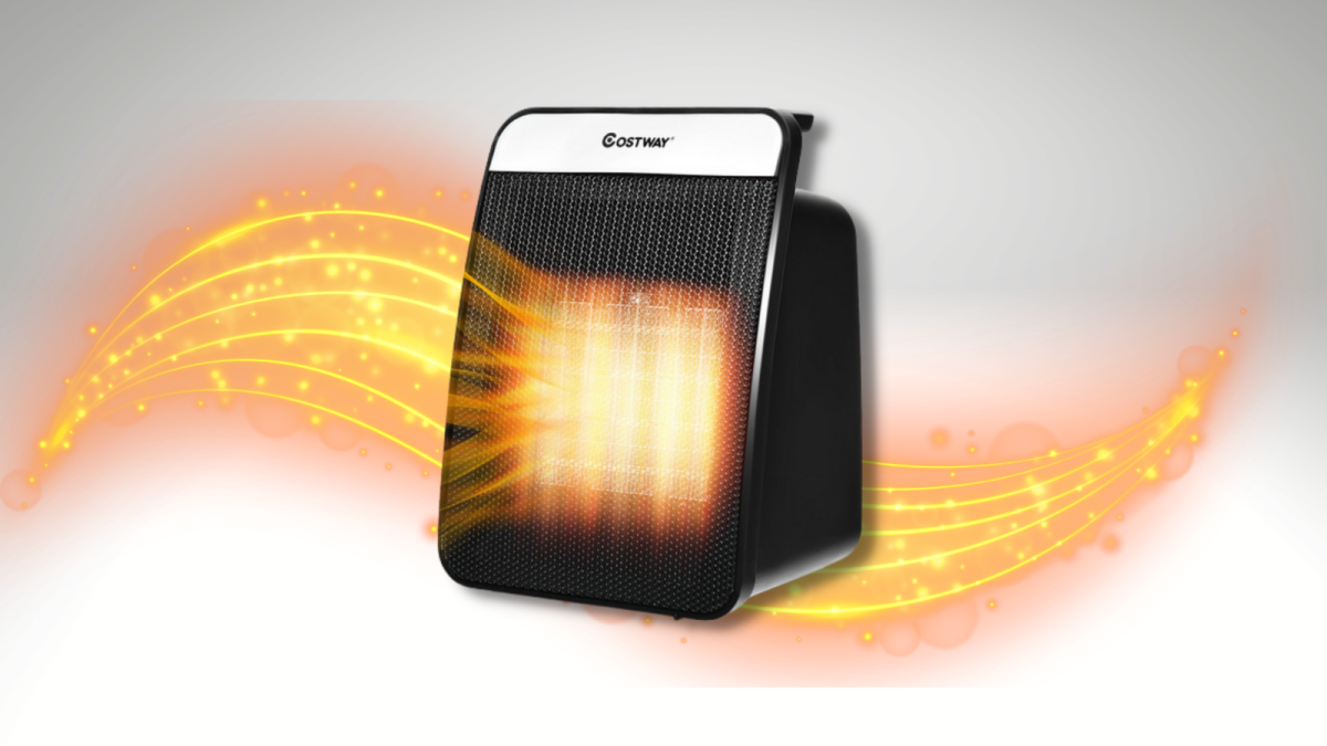Warm up with this portable heater for $42.99