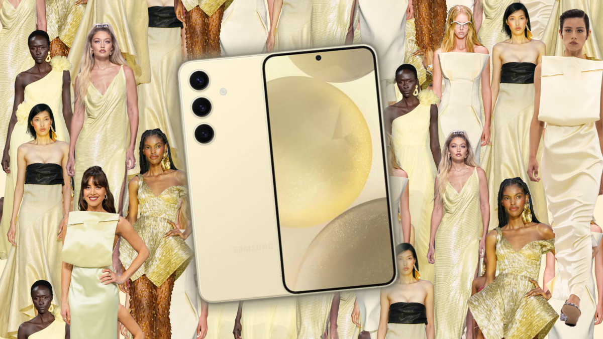 The Samsung S24 Ultra’s Titanium Yellow is a runway-approved hue