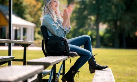 Recline in style with this $99.99 heated stadium seat