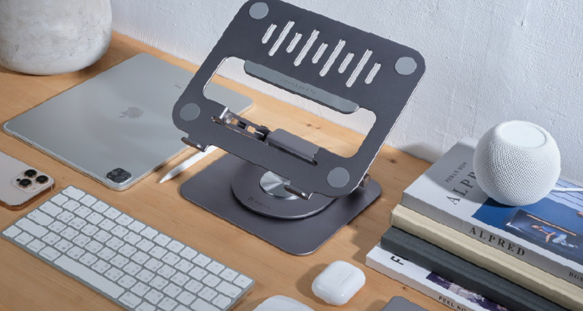 Get this laptop stand and USB hub for 20% off