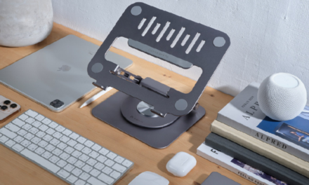 Get this laptop stand and USB hub for 20% off
