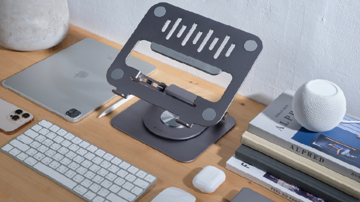 Get this laptop stand and USB hub for 20% off