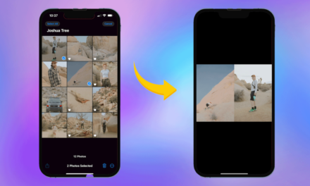How to easily combine photos on an iPhone