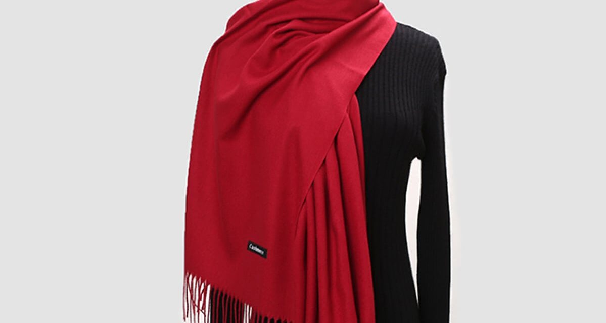Give a $16 cashmere-wool blend scarf for Valentine’s Day