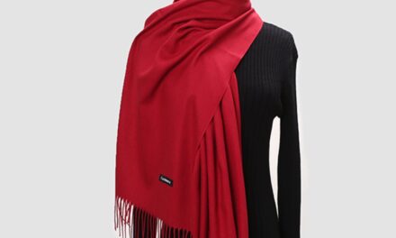 Give a $16 cashmere-wool blend scarf for Valentine’s Day