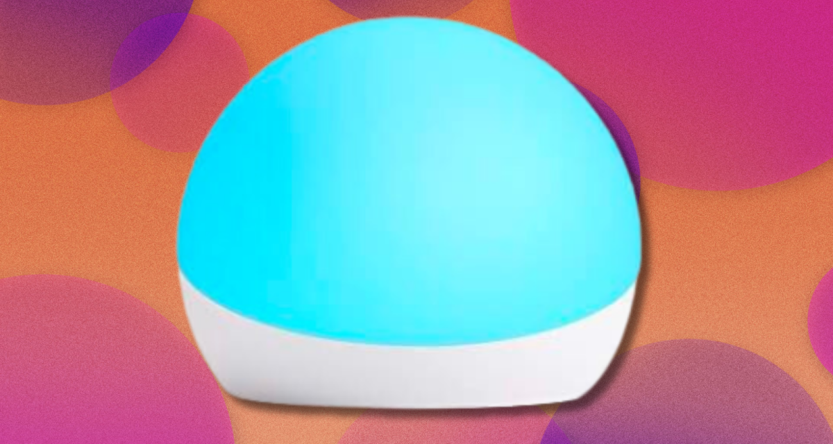 Get a refurbished Amazon Echo Glow on sale for $13