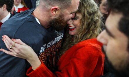 Taylor Swift fans celebrate that Travis Kelce and the Chiefs are headed to the Super Bowl