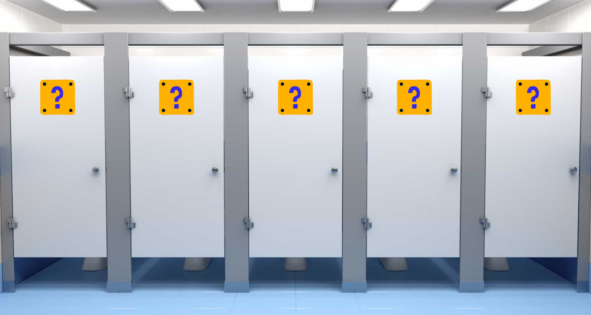 Herkesin kafasını kurcalayan soru: Hangi tuvalet kabinine girmeliyim?