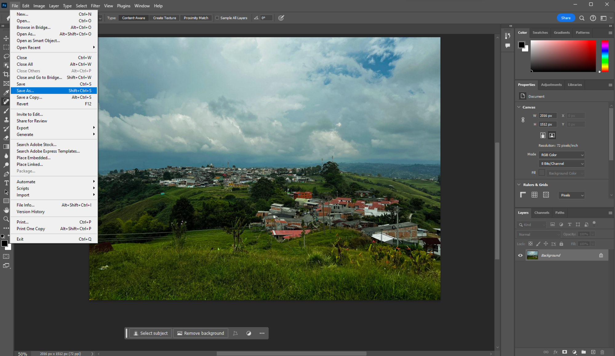 Adobe Photoshop screenshot