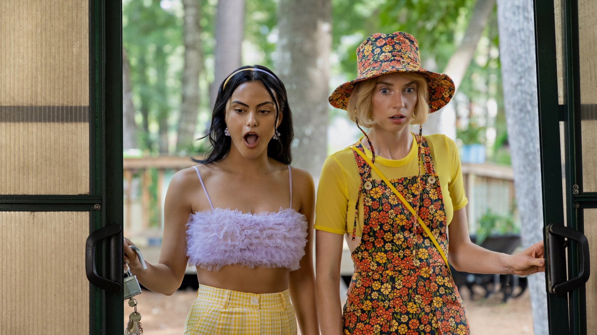 Camila Mendes and Maya Hawke in "Do Revenge."