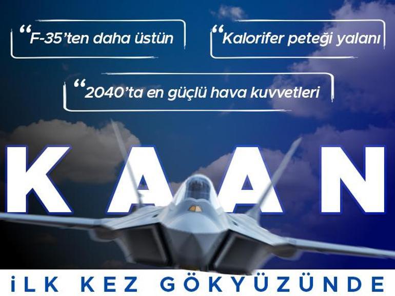 Milli uçak KAAN ilk uçuşunu yaptı... Art arda tebrik mesajları: Türk’ün çelik kanatları gökyüzünde