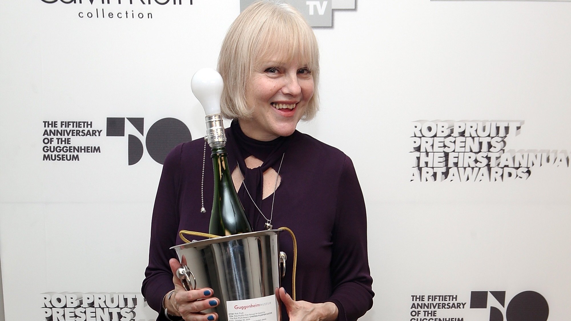Cynthia Plaster Caster attends the First Annual Guggenheim Art Awards at the Solomon R. Guggenheim Museum on Oct. 29, 2009, in New York City.