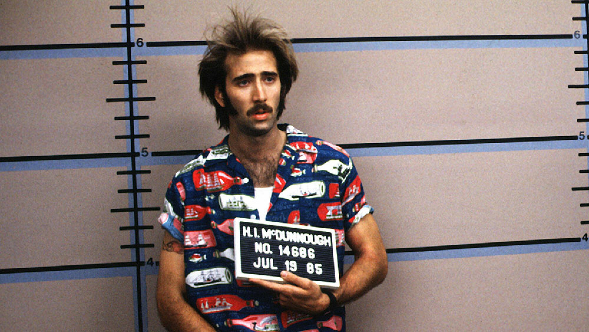 Nicolas Cage in "Raising Arizona".