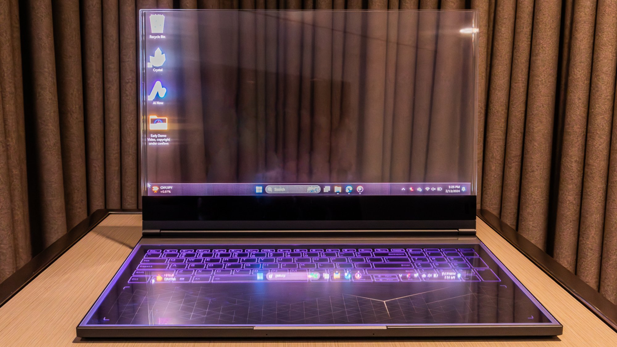 Lenovo ThinkBook Transparent Display Laptop