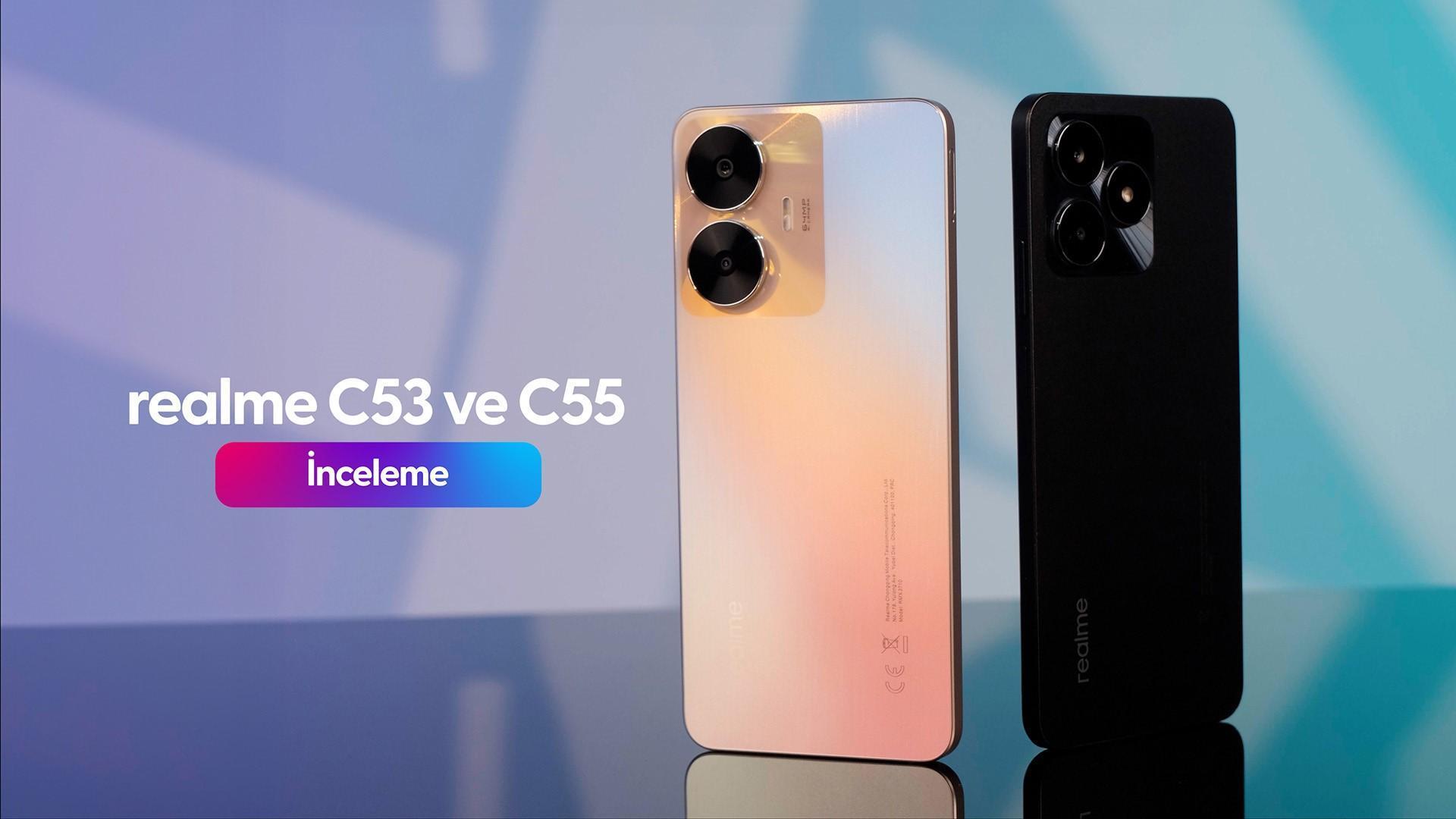 Vergisiz telefonun şampiyonları realme C55 ve C53!