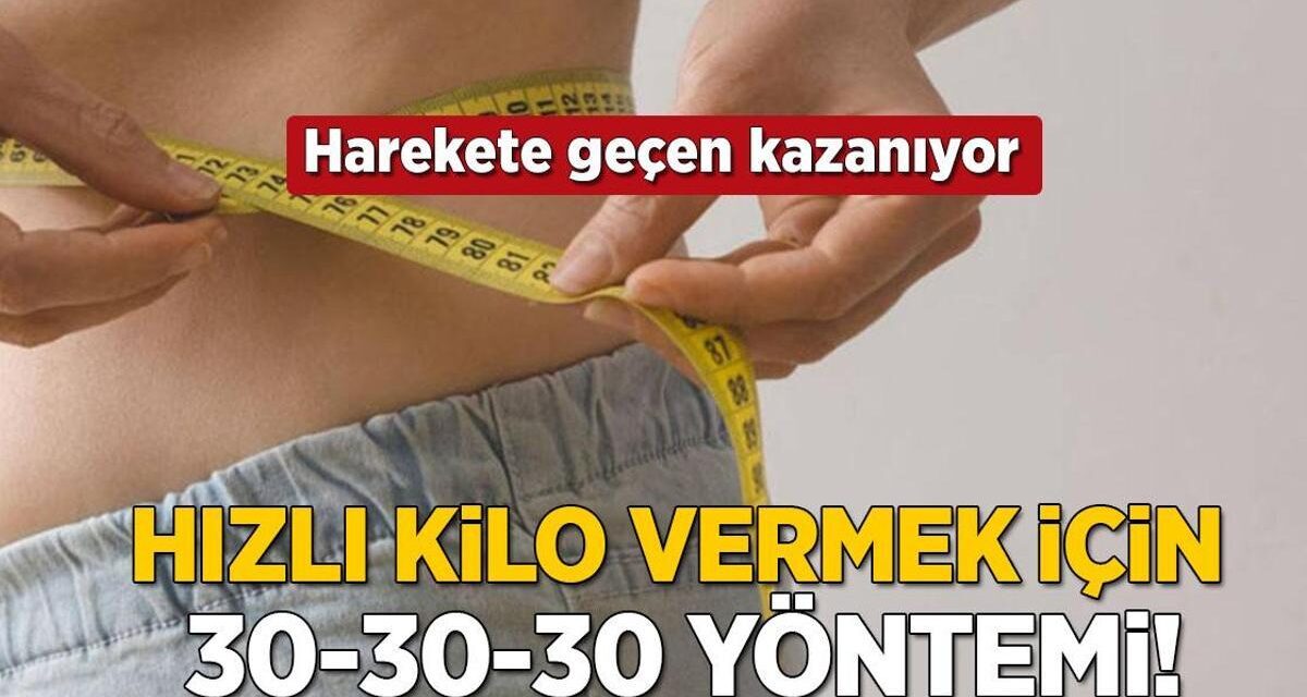 Kilo vermek için 30-30-30 kuralı! Kitabında yazdı: Uygulayanlar incecik oluyor