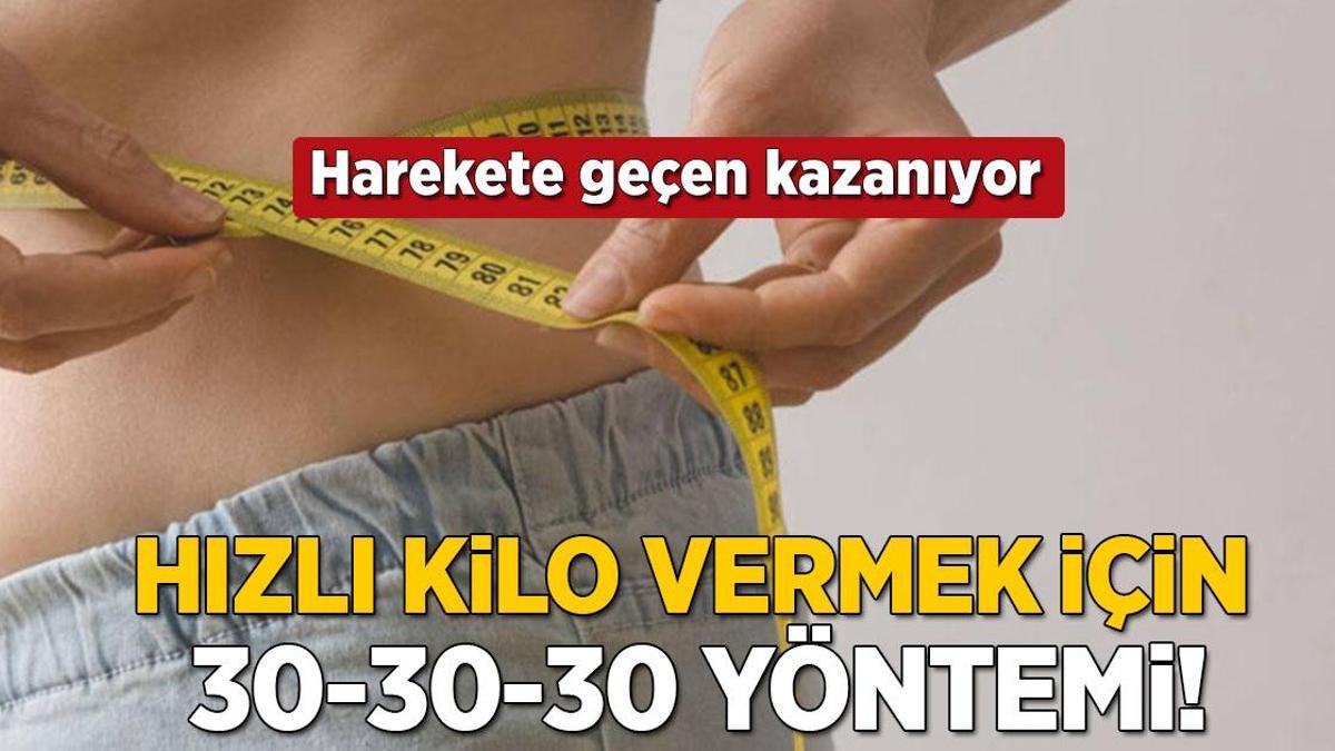 Kilo vermek için 30-30-30 kuralı! Kitabında yazdı: Uygulayanlar incecik oluyor