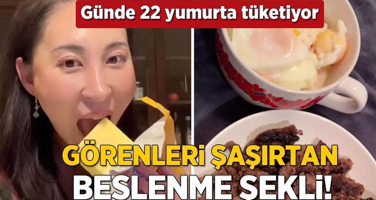 Her gün 1 kalıp tereyağı, 22 tane yumurta yiyor! 'Bu diyet beni incecik yaptı'