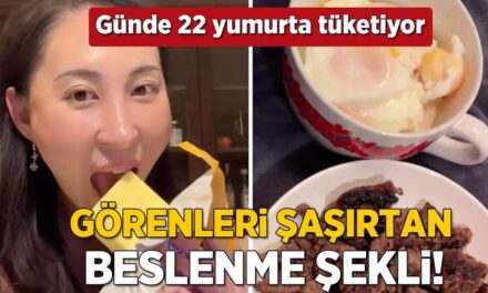 Her gün 1 kalıp tereyağı, 22 tane yumurta yiyor! 'Bu diyet beni incecik yaptı'