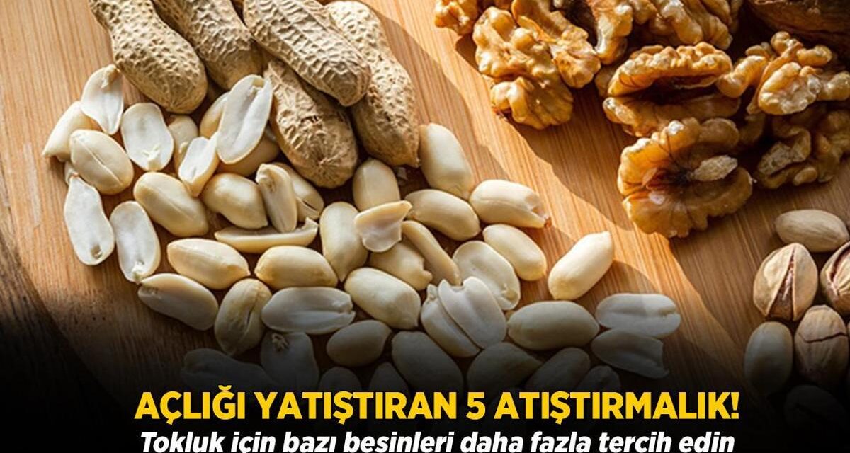 Açlığı yatıştıran 5 atıştırmalık! Uzun süren tokluk için en çok bunları yiyin