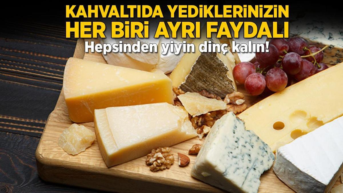 Kahvaltıda yediklerinizin her biri ayrı faydalı! Hepsinden yiyin dinç kalın