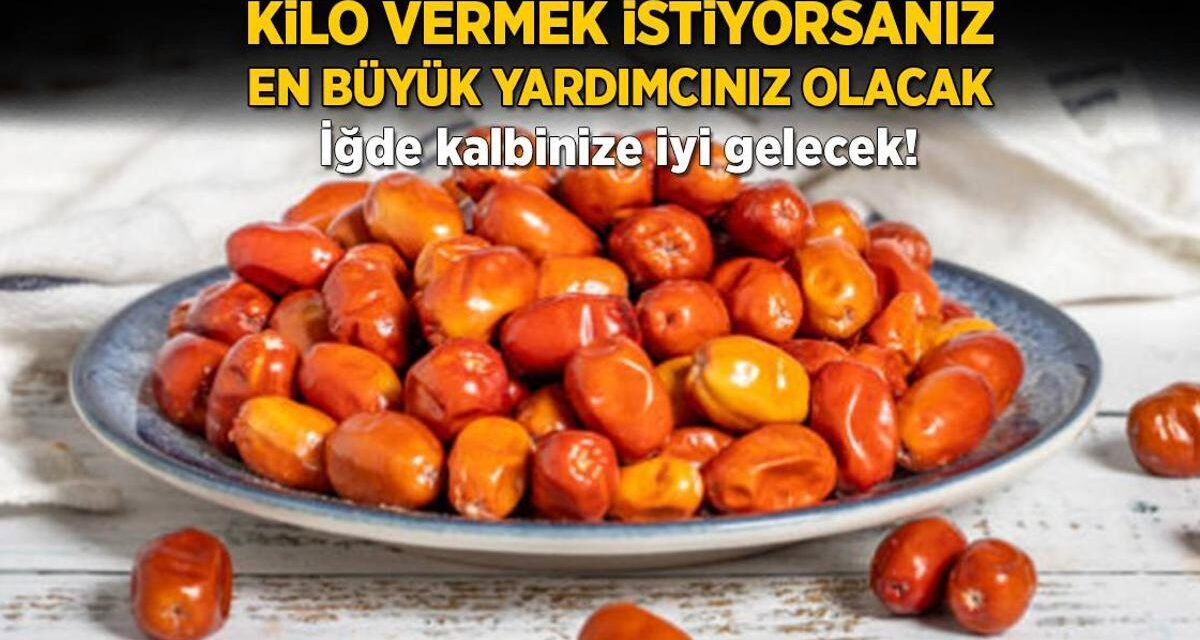 Kilo vermek isteyenlere en büyük yardımcı! İğde kalbinize de iyi gelecek