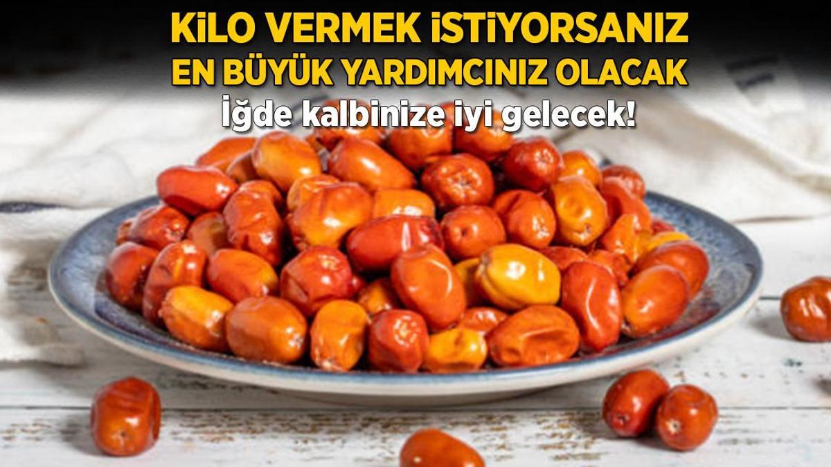 Kilo vermek isteyenlere en büyük yardımcı! İğde kalbinize de iyi gelecek