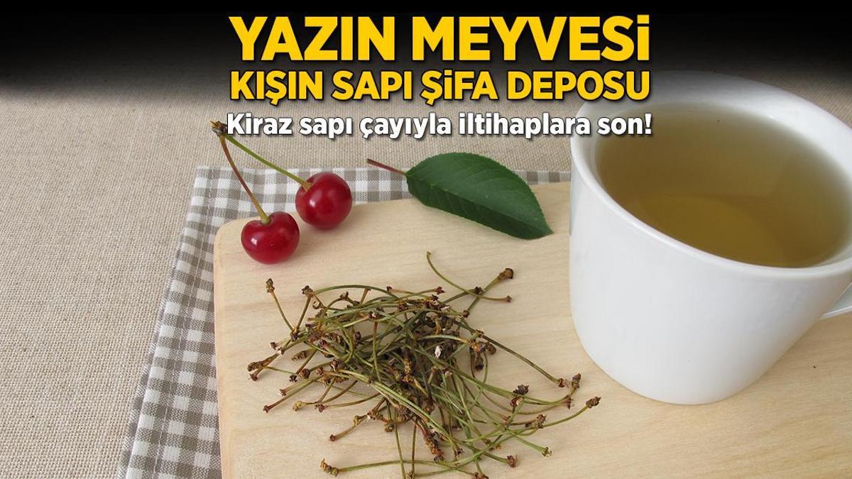 Yazın meyvesi, kışın sapı şifa dolu! Kiraz sapı çayıyla iltihaplara son