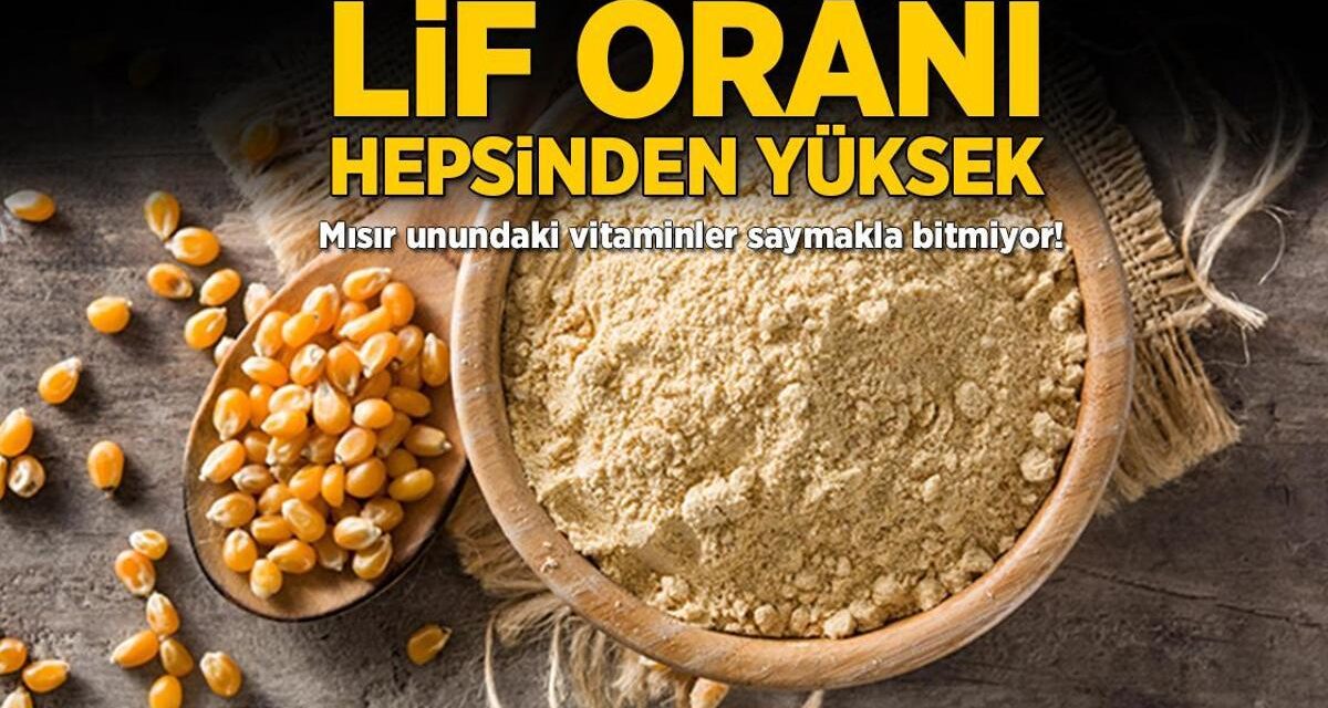 Lif oranı hepsinden yüksek! Mısır unundaki vitaminler saymakla bitmiyor