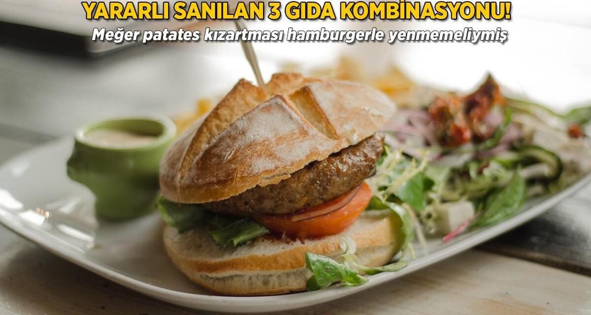 Lezzeti de zararı da fazla! Meğer patates kızartması hamburgerle yenmezmiş