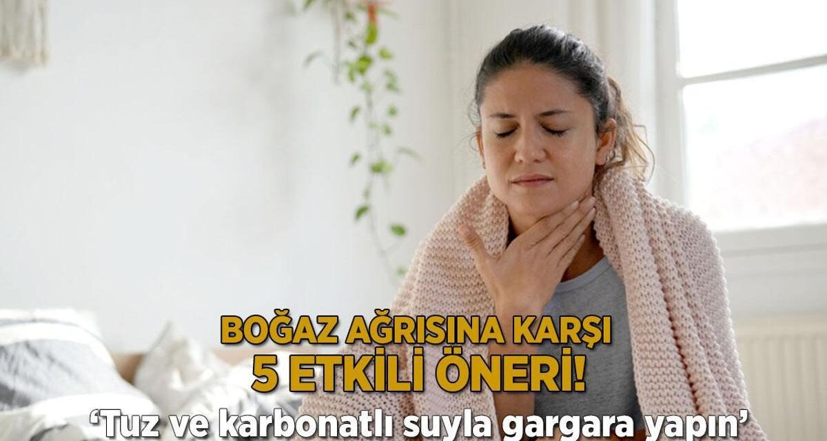 Bal, zencefil ve limondan faydalanın! Boğaz ağrısına karşı 5 etkili öneri