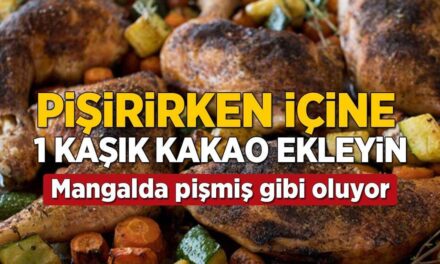 Usta şeflerin tavuk pişirme tekniği! 1 kaşık yeterli, mangalda pişirmiş gibi oluyor