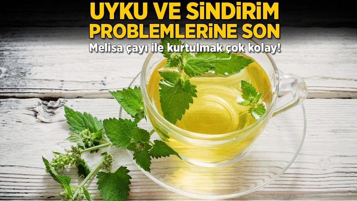Uyku ve sindirim problemlerine son! Melisa çayı ile kurtulmak çok kolay