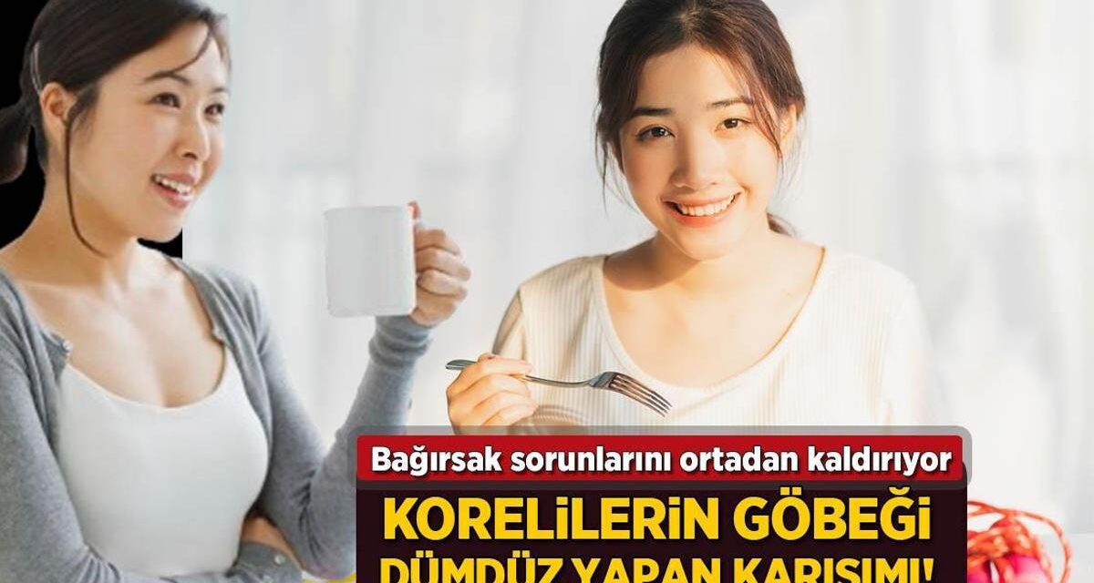 Göbeği dümdüz yapan Koreli karışımı! Bağırsak sorunlarını ortadan kaldırıyor