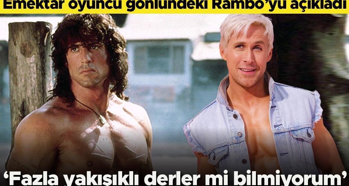 İşte emektar oyuncunun gönlünde yatan yeni Rambo: Fazla yakışıklı derler mi bilmiyorum!