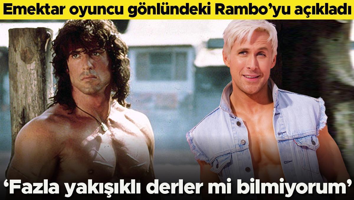 İşte emektar oyuncunun gönlünde yatan yeni Rambo: Fazla yakışıklı derler mi bilmiyorum!