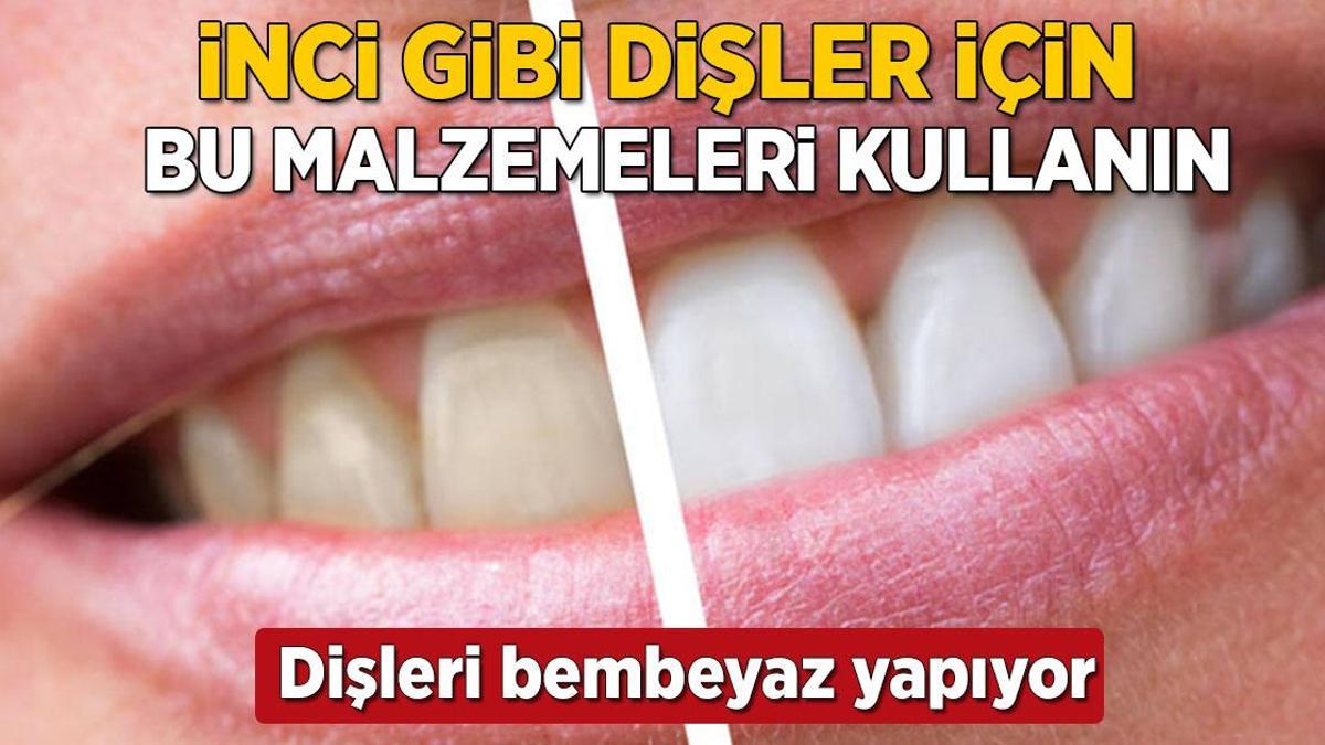 Dişçiye gitmeden inci gibi dişler! İşte evde bembeyaz yapmanın formülü