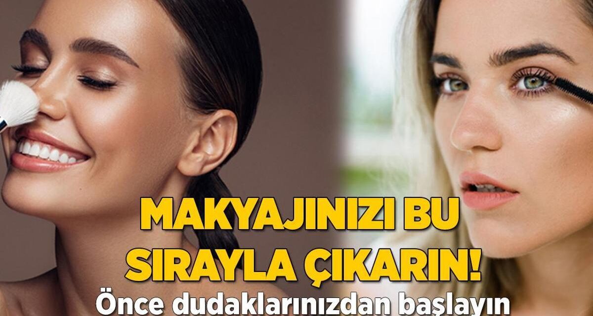 Makyajınızı çıkarmaya dudaklardan başlayın! Tek bir kalıntı bile bırakmıyor