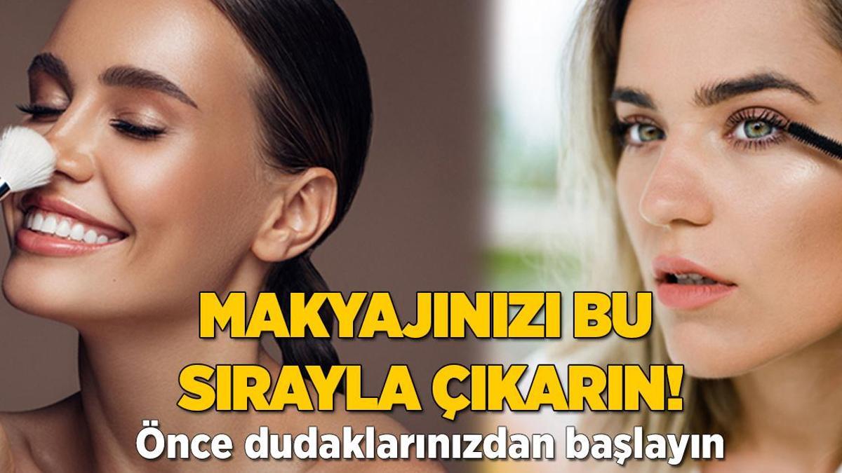 Makyajınızı çıkarmaya dudaklardan başlayın! Tek bir kalıntı bile bırakmıyor