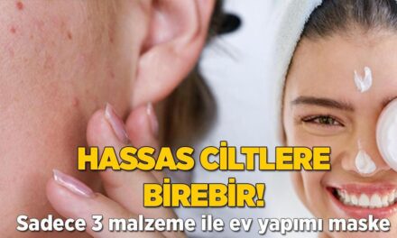 Hassas ciltlere birebir! Sadece 3 malzeme ile ev yapımı maske